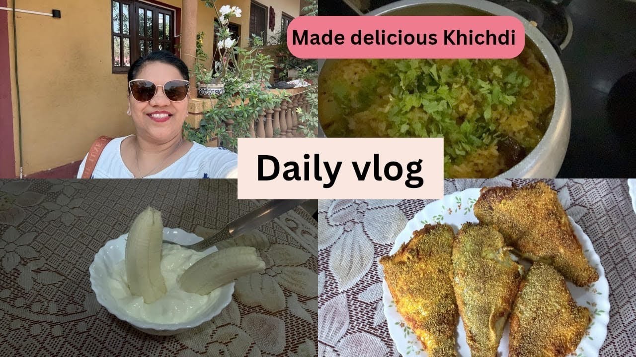 Dal Khichdi Recipe In Pressure Cooker| Easy One Pot Healthy Recipe | Masala Khichdi | Konkani Vlog 