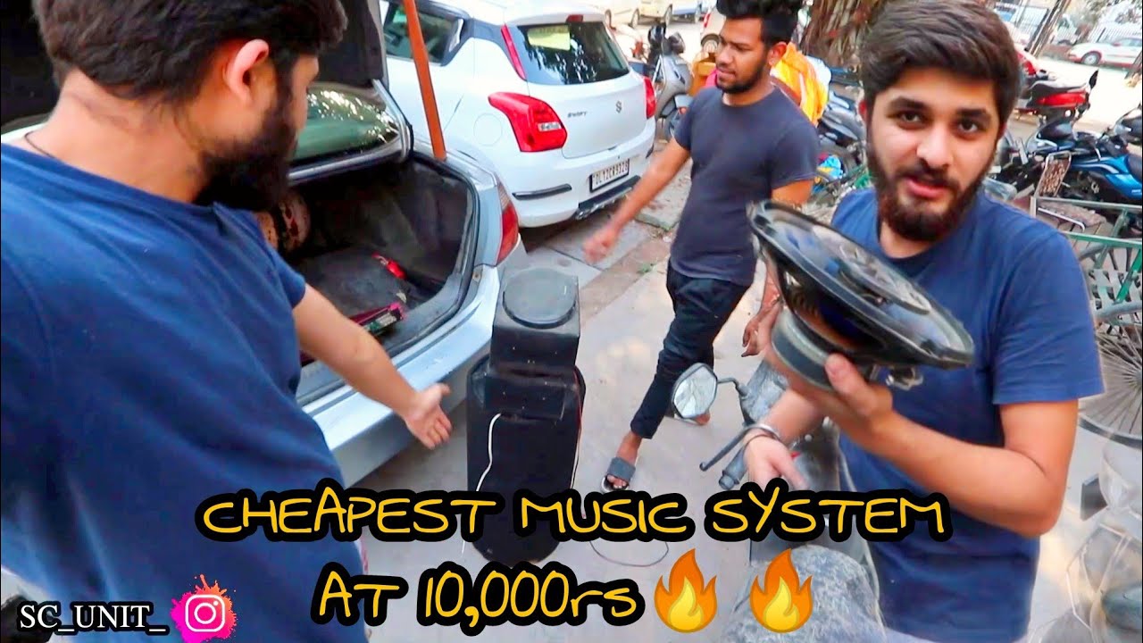 CHEAPEST MUSIC SYSTEM EVER AT 10,000Rs 🔥 HOW TO INSTALL MUSIC SYSTEM