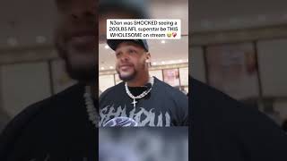 N3on was SHOCKED seeing a 200LBS NFL superstar be THIS WHOLESOME on stream 😭❤️‍🩹 #n3on #fyp Net Worth