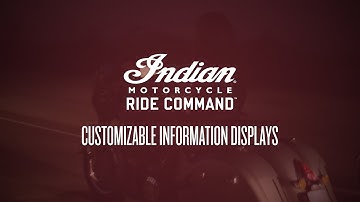 Indian Motorcycle Ride Command: Customizable Information Display on 2017-2019 Models