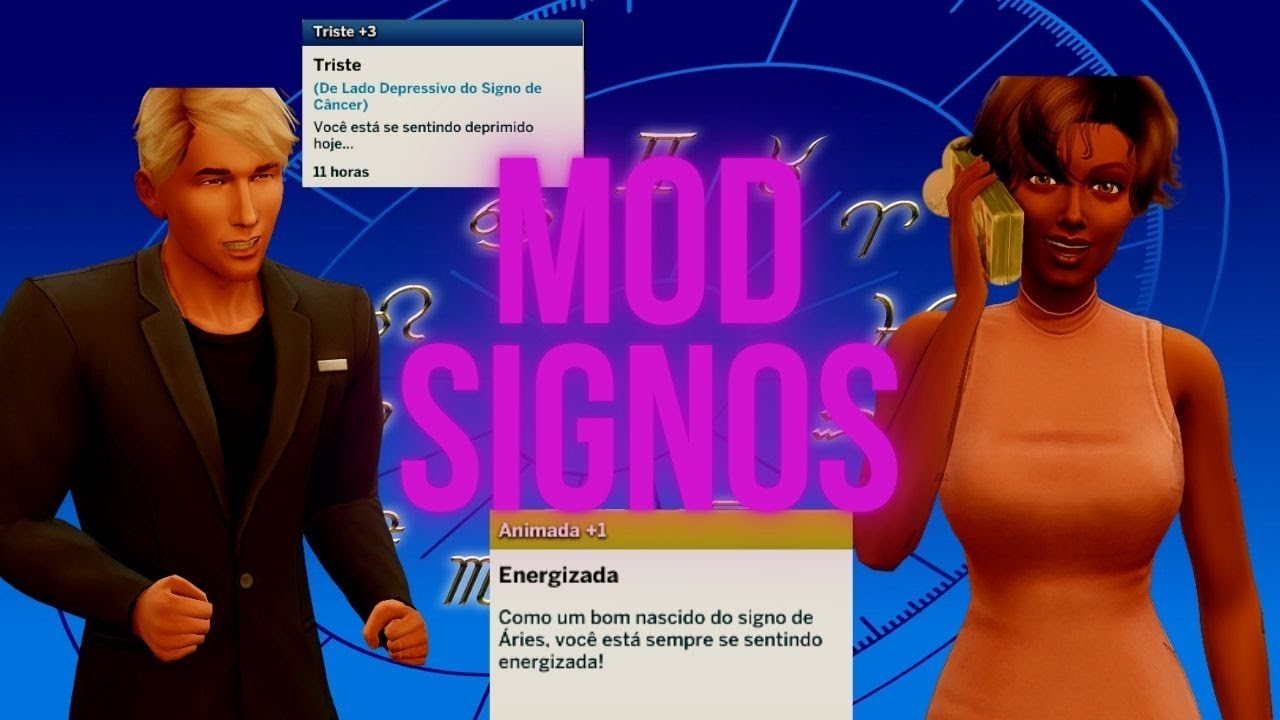 O Poder dos Astros: Mod de Signos no The Sims 4 - YouTube