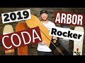 2019 Arbor Coda Rocker Snowboard Review