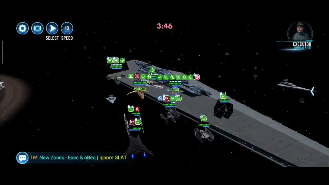 SWGOH • Fleet• Executrix vs Executor HT P1 RC 1of2 