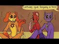 Catnap x dogday  gice dogday a kiss  poppy playtime chapter 3  comic dub