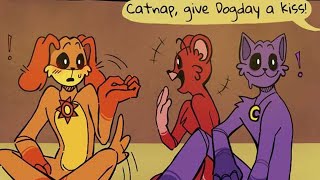 CatNap x DogDay | Gice DogDay a Kiss | Poppy Playtime Chapter 3 | Comic Dub