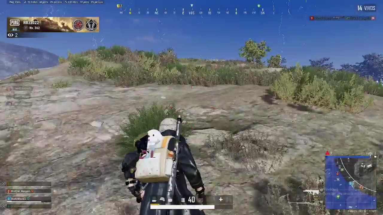 Jogando nova ATT do PUBG!