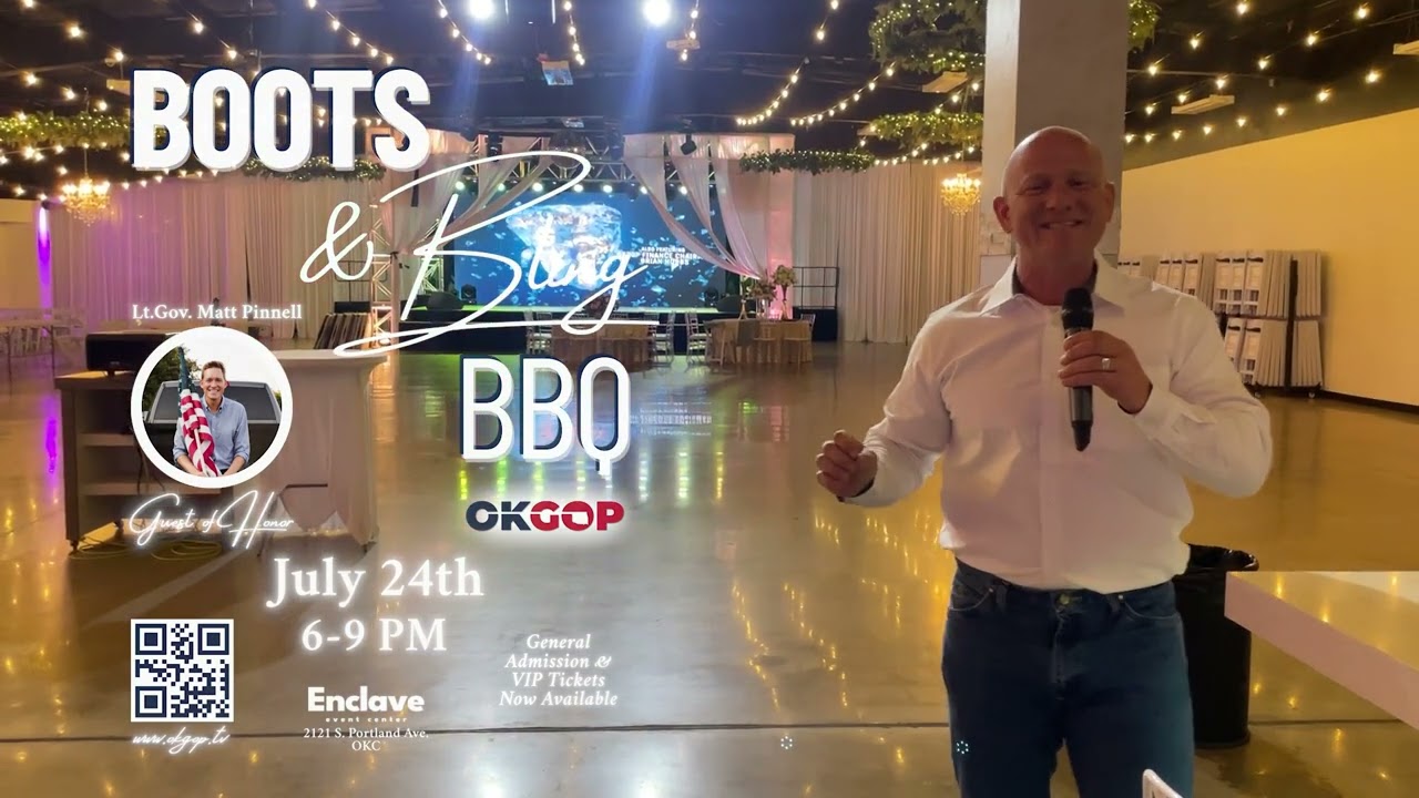 Join Jake Merrick for the OKGOP Boots & Bling BBQ