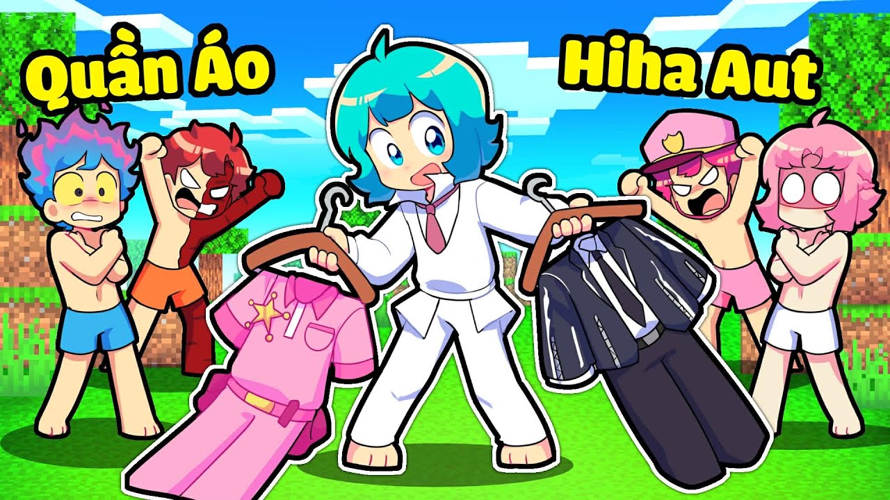 Yummie Đánh Cắp Quần Áo Làng Hiha Aut Trong Minecraft 🤣🤩