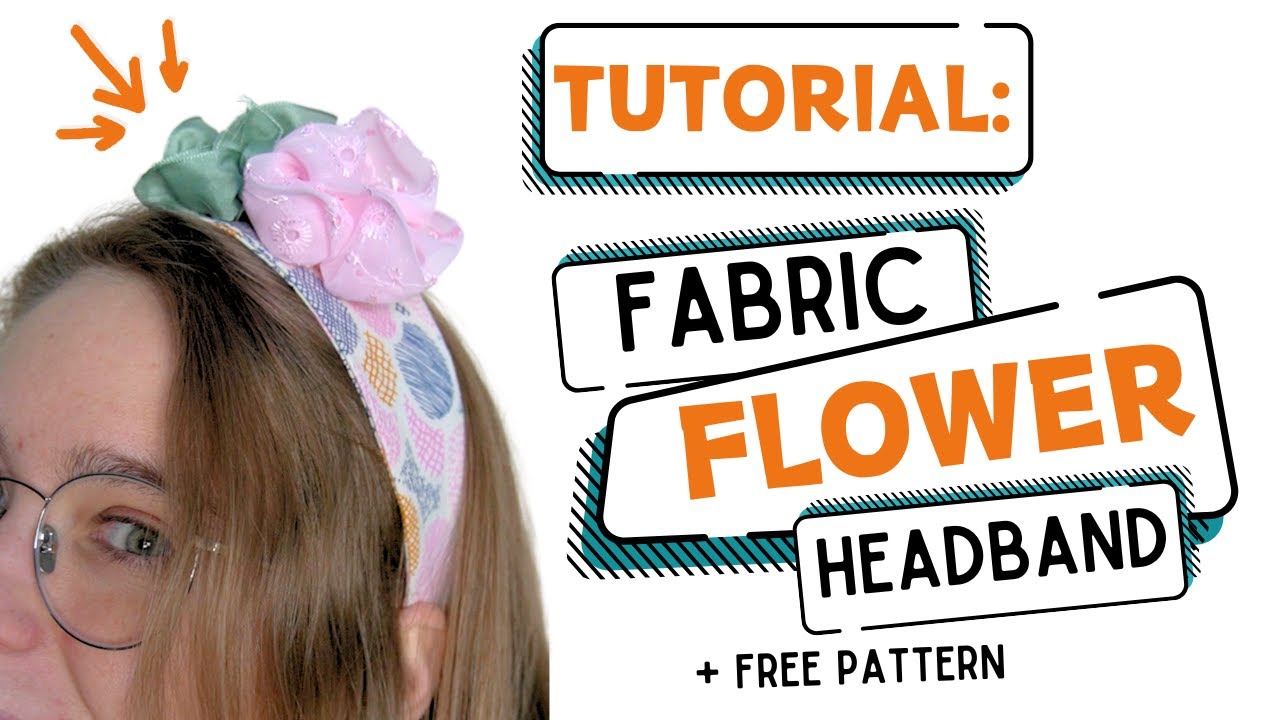 Tutorial: How to Make a Cute Flower Headband - YouTube