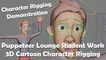 3D Character Rigging Demonstration | Puppeteer Lounge student Nirmal Pote