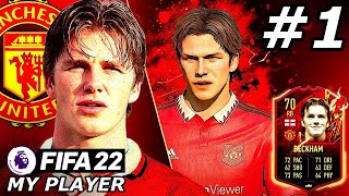 FIFA 22 David Beckham Player Career Mode EP1 - THE BEGINNING!!🔥🏴󠁧󠁢󠁥󠁮󠁧󠁿