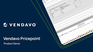 Vendavo Pricepoint - Product Demo