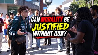 Lesbian Atheist Confronts Christian On College Campus!