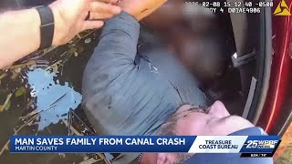 Good Samaritan rescues mother and three children from a canal