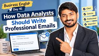 How Data Analysts Should Write Professional Emails | Business English Day 41 🚀