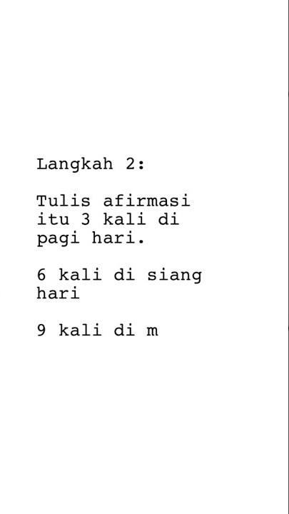 Manifestasi menggunakan metode 369 beneran banget!