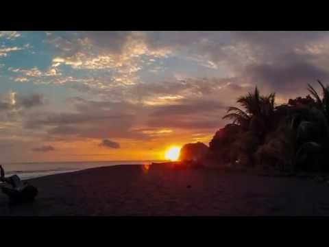 HD Sunset Time-Lapse Playa Hermosa, Costa Rica (Hermosa Beach)