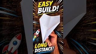 Easy Build Paper Plane  Long Distance Flight | Amazing Paper Airplane Tutorial #shorts #diy #origami