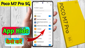 how to hide app in poco m7 pro 5g, poco m7 pro 5g app hide kaise kare