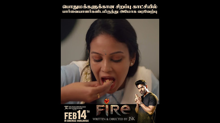 Fire Movie Promo 02 | Balaji Murugadoss | Chandini | Rachitha | Sakshi Agarwal | Gayathri Shan | JSK