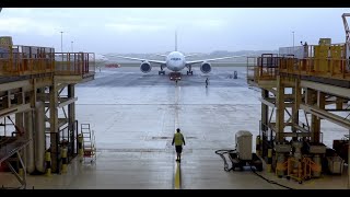 Weighing a Virgin Atlantic Boeing 787-9 Dreamliner, G-VZIG