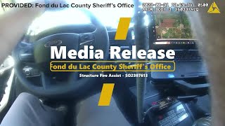 Fond du Lac County deputy rescues dog while battling apartment fire