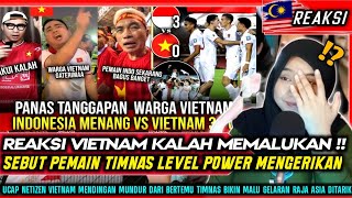 MEMANAS ❗❗REAKSI WARGA VIETNAM KALAH TELAK INDONESIA SEBUT TIMNAS BEDA LEVEL