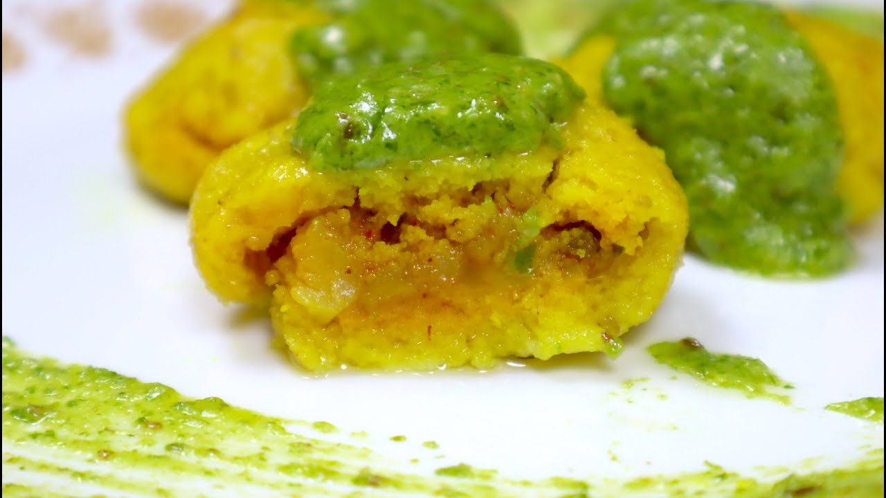 Stuffed Kapuria with Green Cheese Sauce | Tasted Recipes