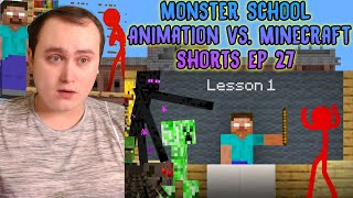 Monster School - Animation vs. Minecraft Shorts Ep 27 | Reaction