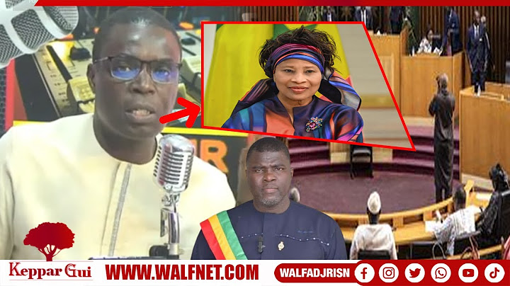 Moustapha Diop corrige Aissata Tall Sall sur la loi d'amnistie "elle doit éviter le triomphalisme.."
