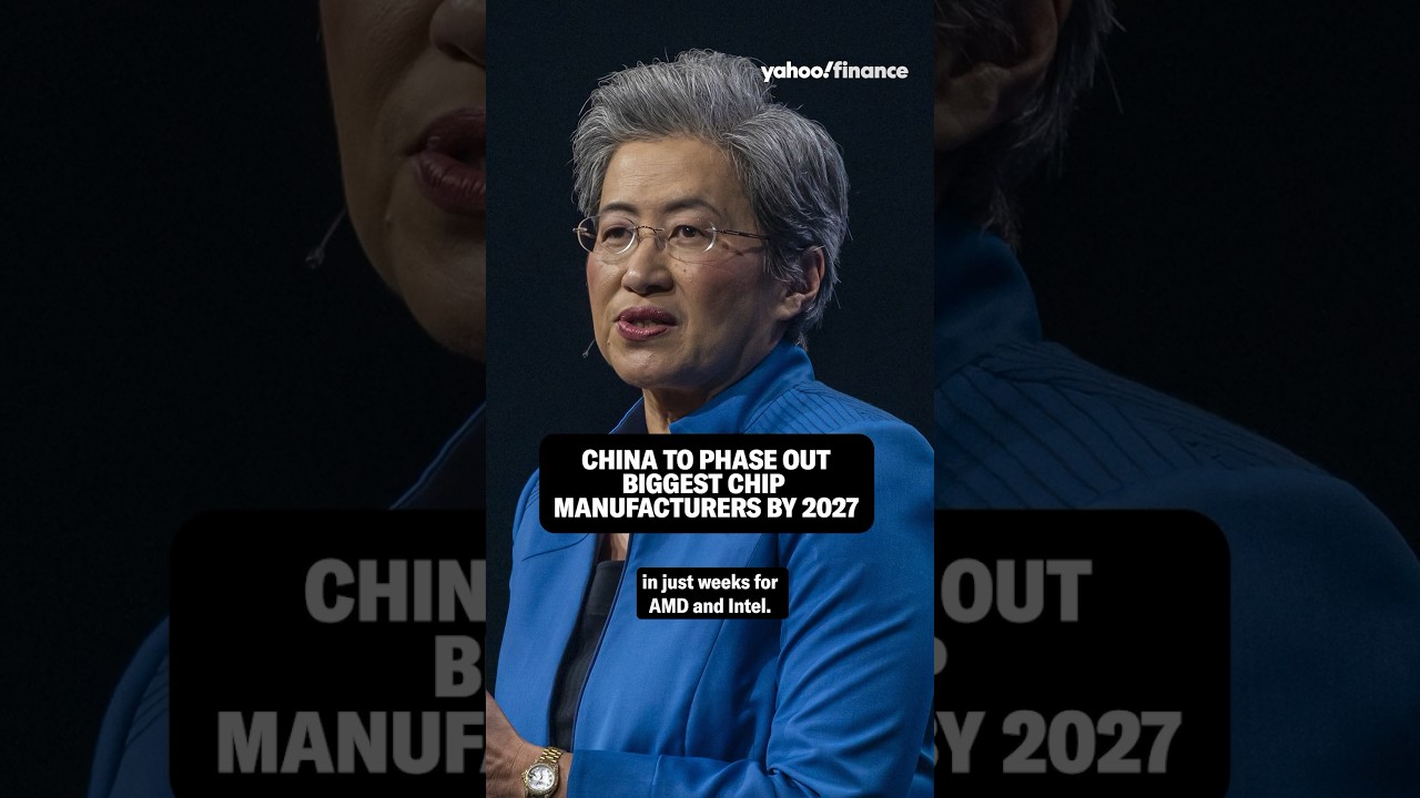 China to &lsquo;phase out&rsquo; the biggest chip manufacturers by 2027: Report #shorts