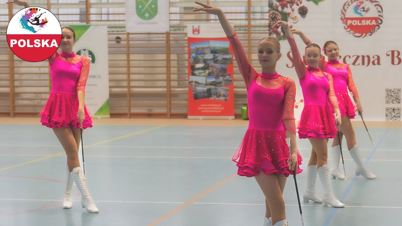 MINIFORMACJA BATON JUNIORKI - MAŻORETKI CHEŁMIŃSK DOMU KULTURY - Świąteczna Bajka 2024 / WAMT Polska