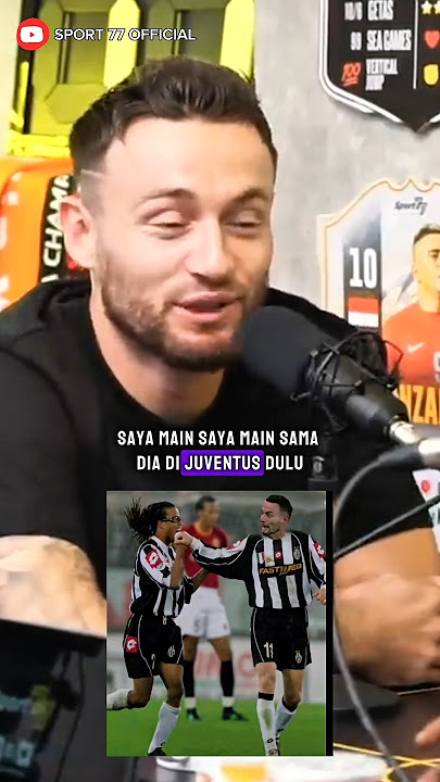 Marc once played on the same team as Edgar Davids at Juventus but on PlayStation