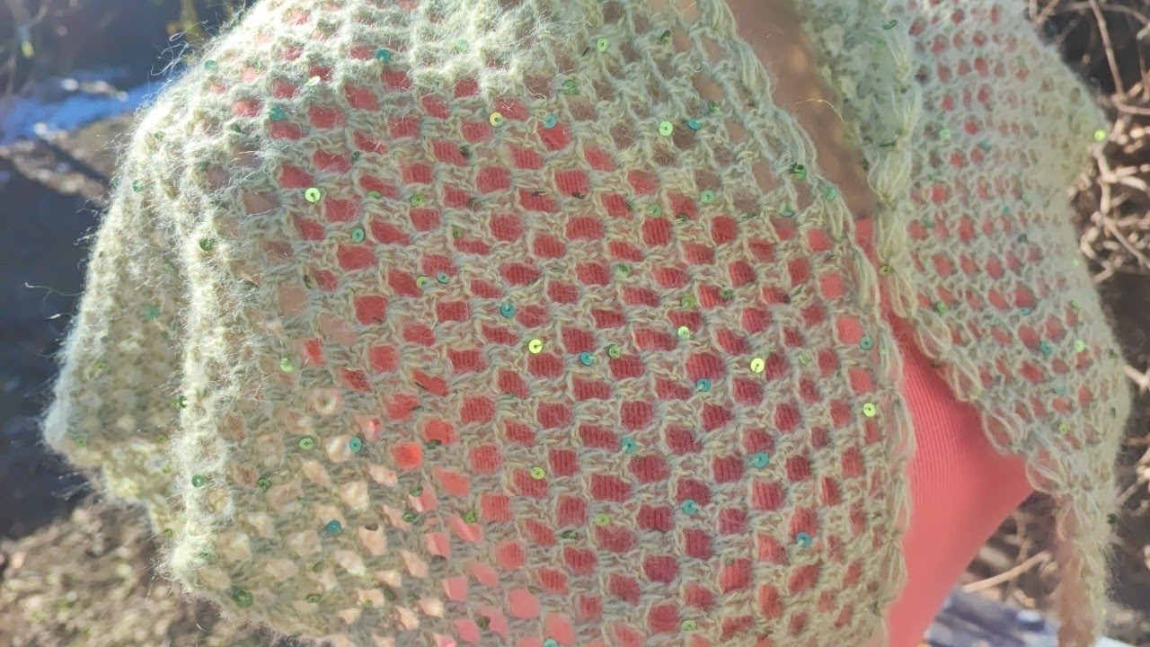 Lecția 61 .Șal pentru  începători  si nu  numai .Croșetăm împreună