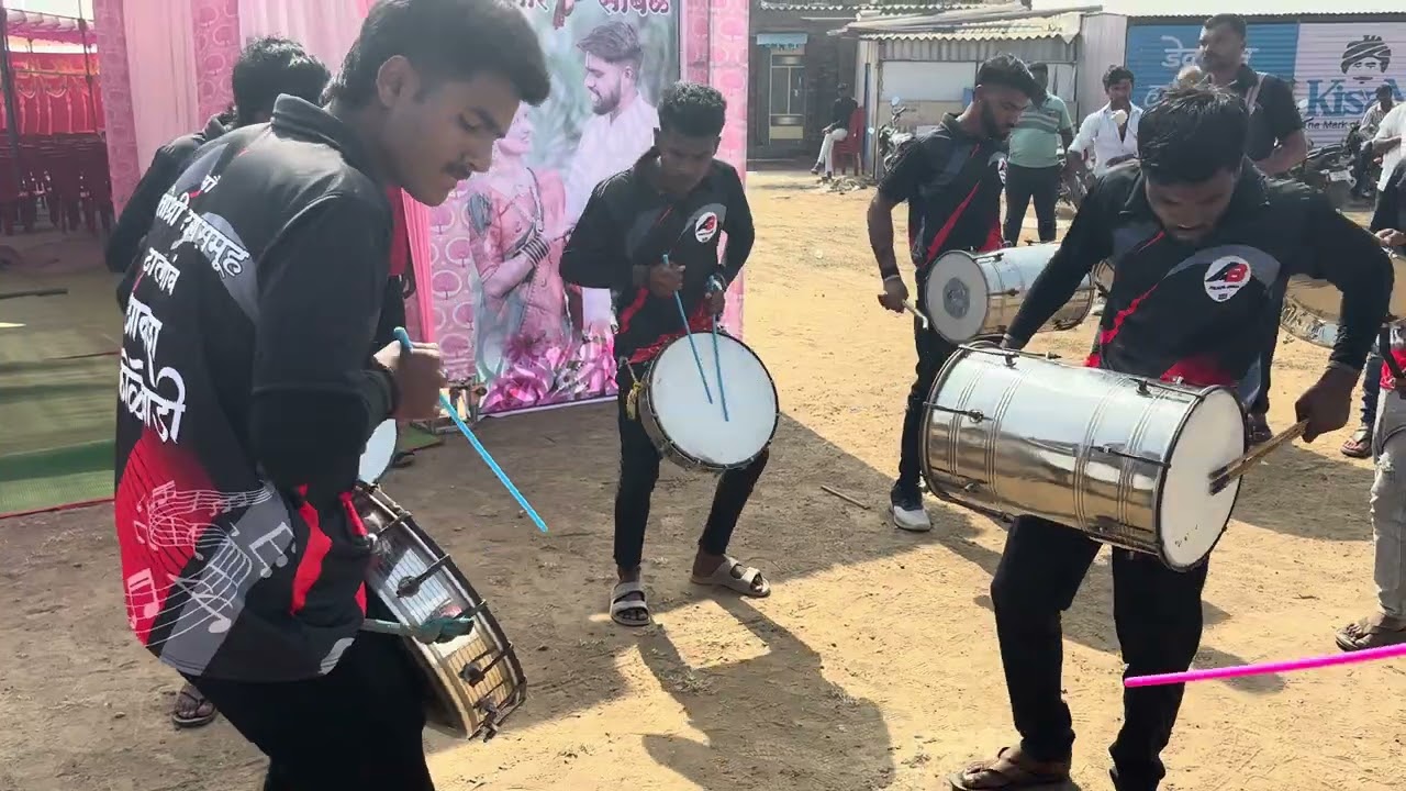 Kunku Lavil Raman💙/Bhim Geet/Akash Banjo Kolewadi 💙Dhalgaon Show🔥