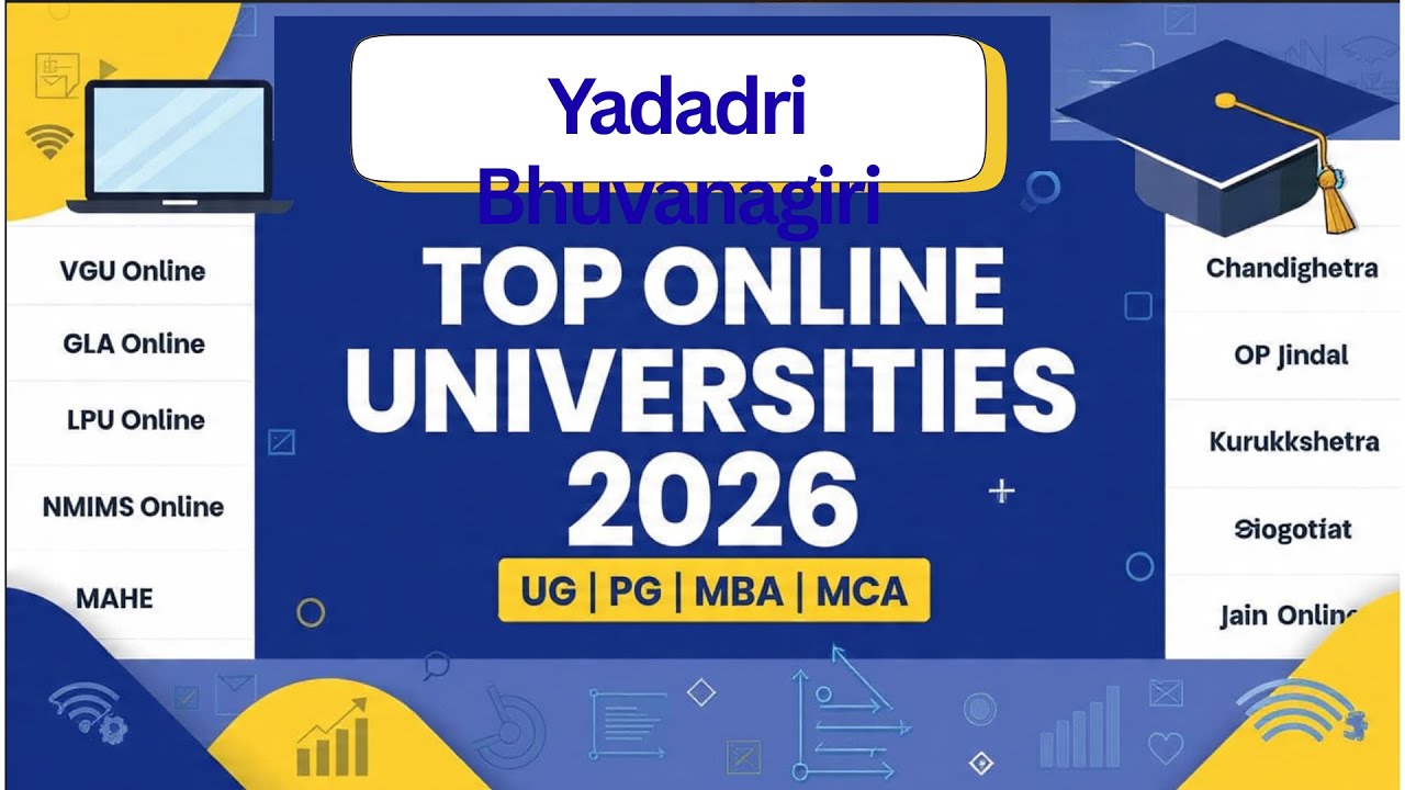 Best Online Colleges in Yadadri Bhuvanagiri Telangana|Online Colleges in Yadadri Bhuvanagiri |
