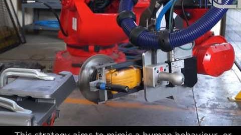 Cast iron deburring with Comau NJ220 robot