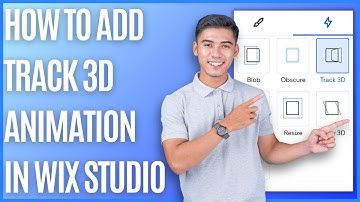 How to Add Track 3D Animation in Wix Studio [Quick Guide]