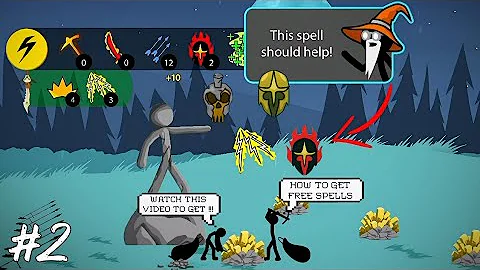HOW TO GET FREE SPELLS ??? 🤔 PART-2 IN STICK WAR: LEGACY