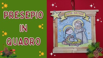 PRESEPIO IN QUADRO: #tutorial per realizzare un semplice #laboratorio