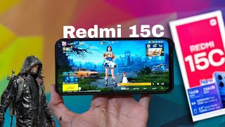 Redmi 15C | أرخص موبايل من شاومي تجربة ببجي موبايل هل يدعم 90 بعد تحديث
