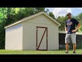 Build a 12x16 DIY Garden Shed with a Translucent Panel!