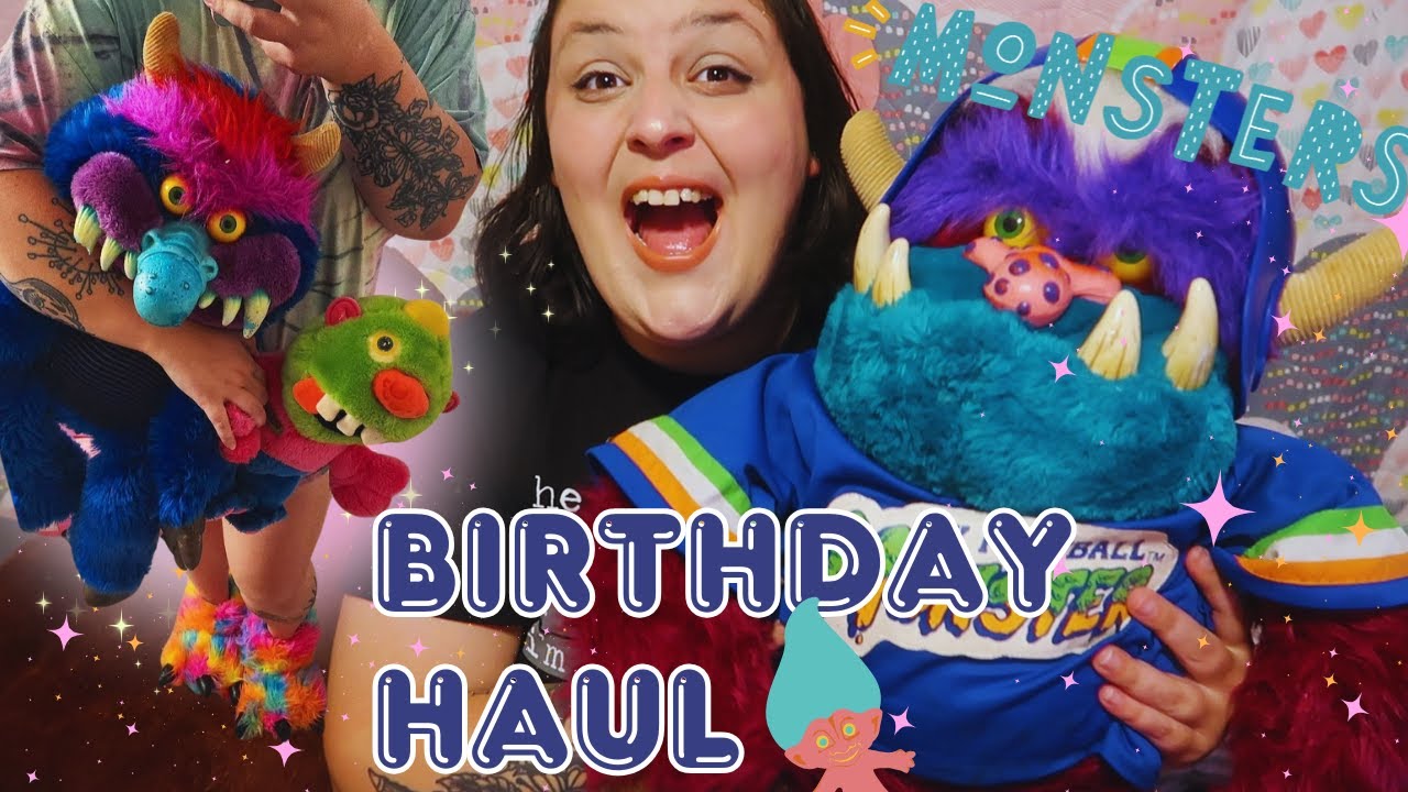 Birthday Toy Haul as an Adult Collector (My Pet Monster, Russ Troll, Dam Troll, and more)