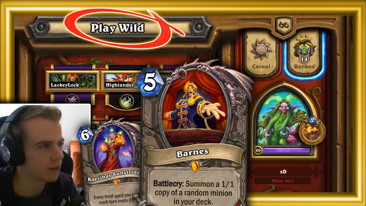 The Best Wild Otk Deck It Only Has 2 Minions Hearthstone Videos