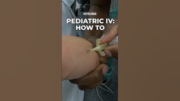 Pediatric IV: How to #iv #insertion #pediatric #technique #intravenousinjection