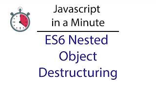 Celebrity Javascript in a Minute: Nested Object Desctructuring Profile