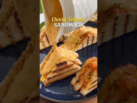 Cheesy Volcano Sandwich 🥪