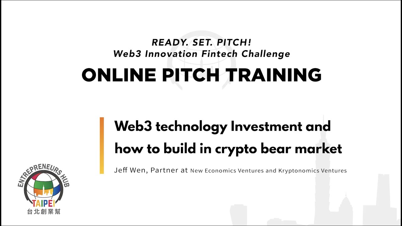 Web3 technology Investment and how to build in crypto bear market - YouTube