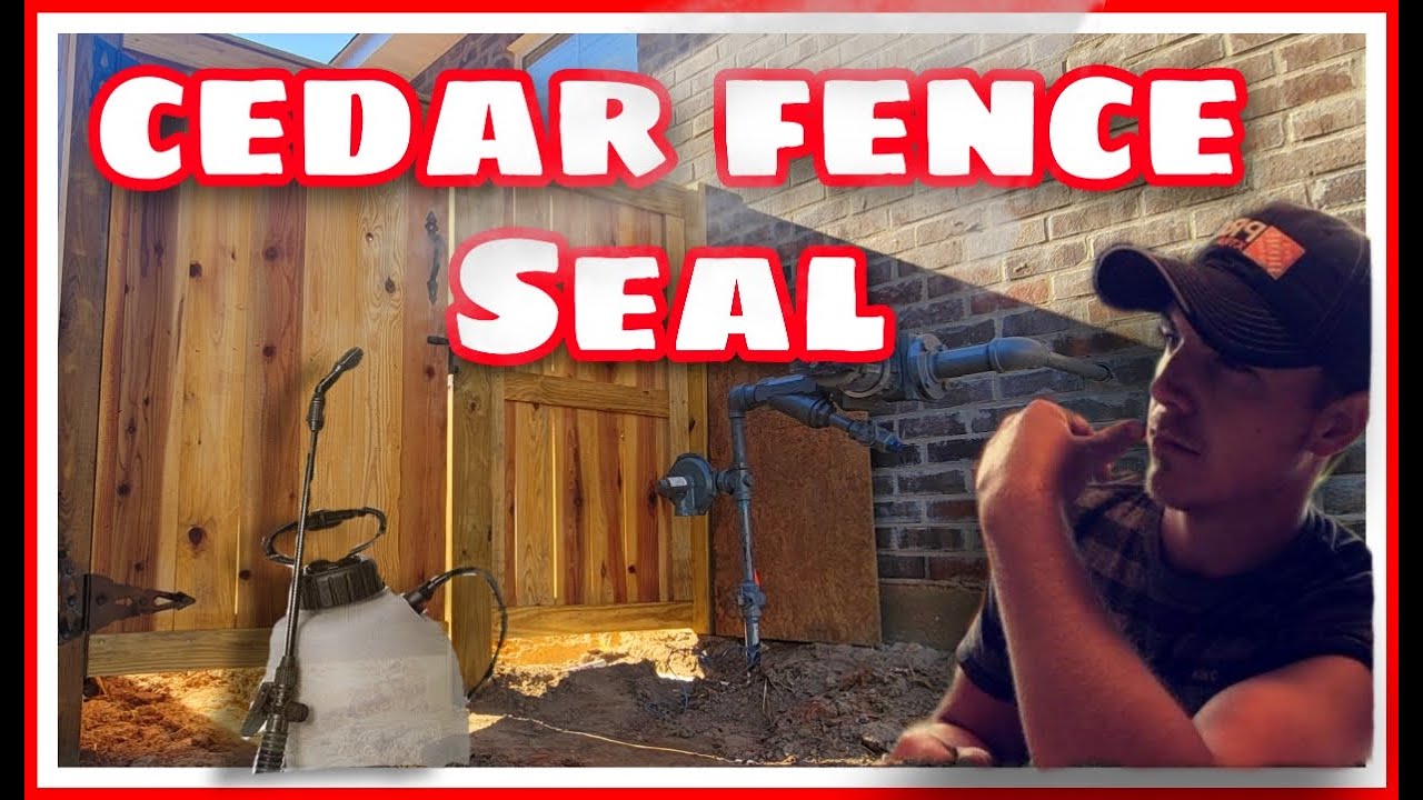 Sealing A Cedar Fence. Decks Unlimited YouTube