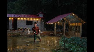 Download Lagu CEO Trieu Phong | Catching Pond Fish, Building a Porch \u0026 Planting Flowers for Spring MP3